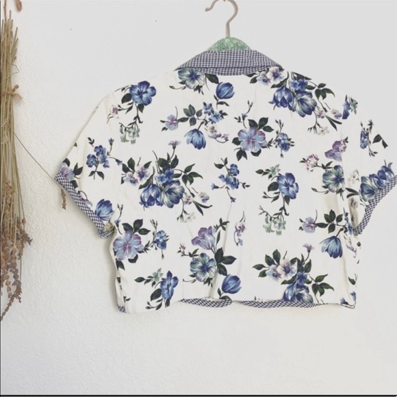 Vintage floral crop top - Picture 7 of 13